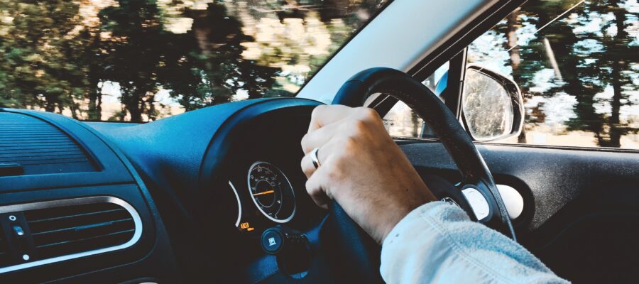 Steering wheel of a car