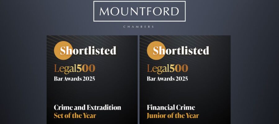 Legal 500 Bar Awards Mountford Chambers