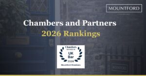 Chambers and Partners 2026 - Mountford Chambers - London Barristers ...